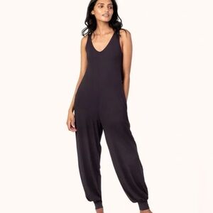 Lively All Day Jumpsuit in Jet Black, Size Small